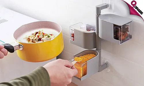 Rotatable Kitchen Spice Containers!